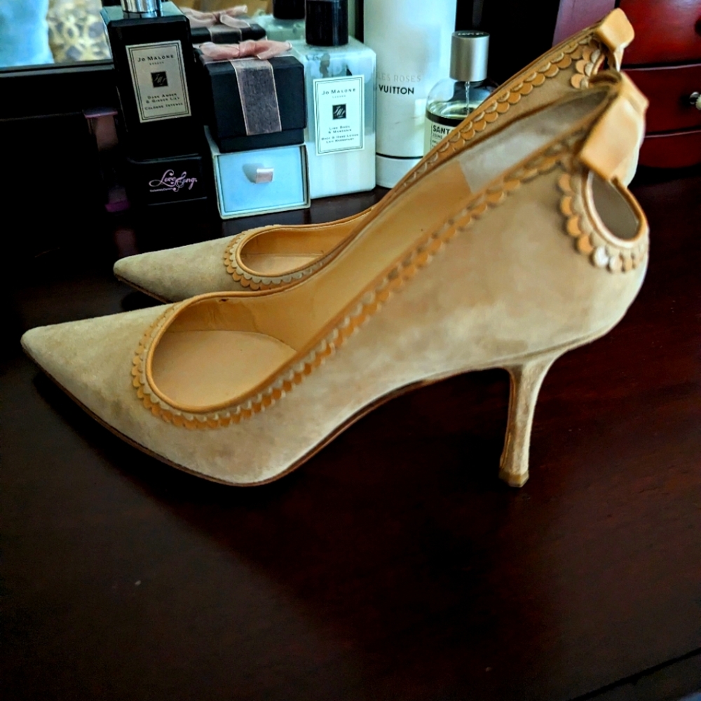 JIMMY CHOO suede CAMEL SIZE 40